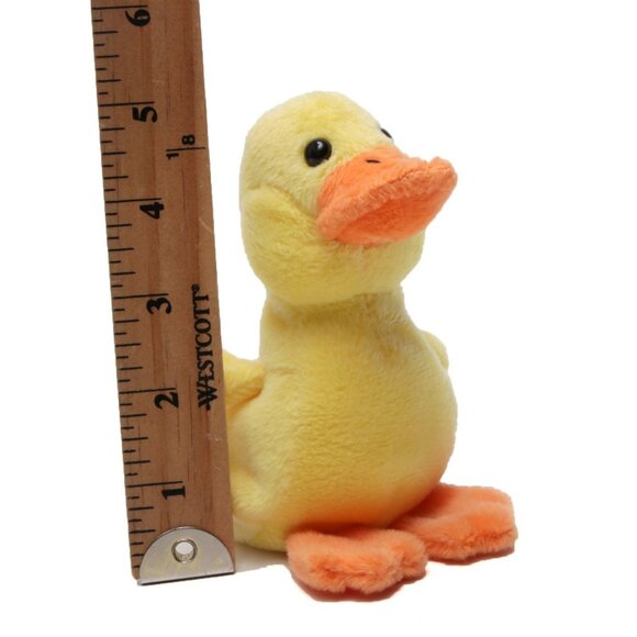 Vintage TY Quackers Beanie Baby Duck Ducky Toy Stuffie 90s Plush - Picture 6 of 9
